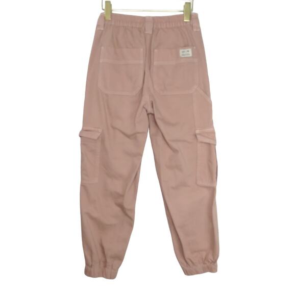 BDG Urban Outfitters Pink Denim Baggy Cargo Jogger Pants Size 27 - Picture 3 of 11